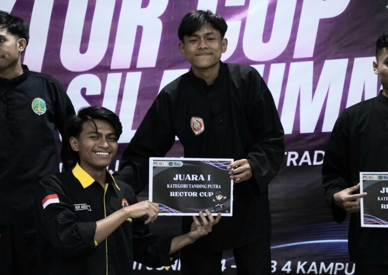 Prestasi Sayyaf Mahasiswa Ekonomi Syariah UMM, Juara Satu Tapak Suci Rector Cup