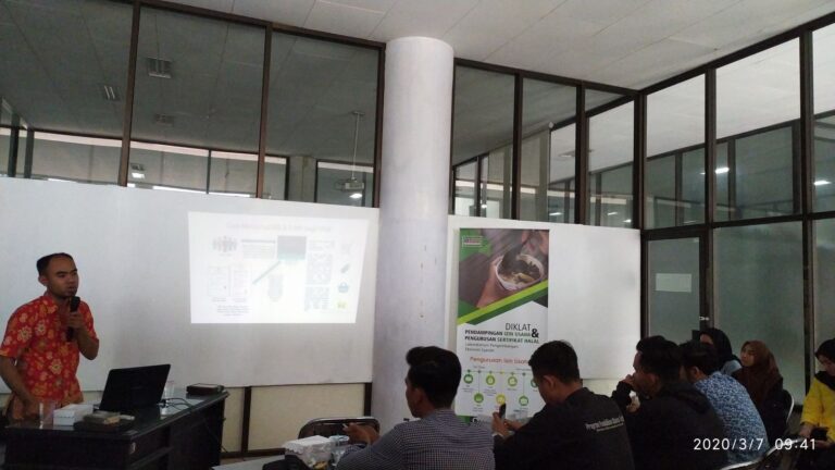 Pendidikan dan Pelatihan “Pendampingan Izin Usaha & Pengurusan Sertifikat Halal”