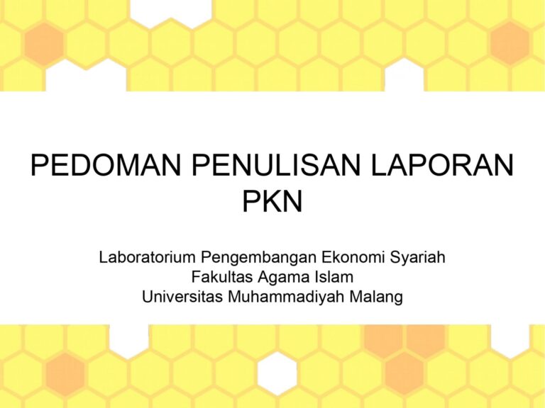 Pembekalan PKN (Praktik Kerja Nyata) Online Prodi Ekonomi Syariah