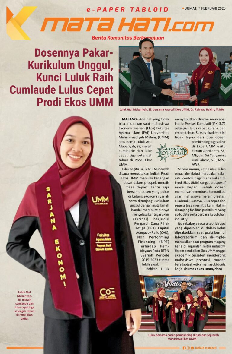 Keberhasilan Luluk Raih Cumlaude dan Lulus Cepat Berkat Bimbingan Dosen Pakar Kurikulum Unggul