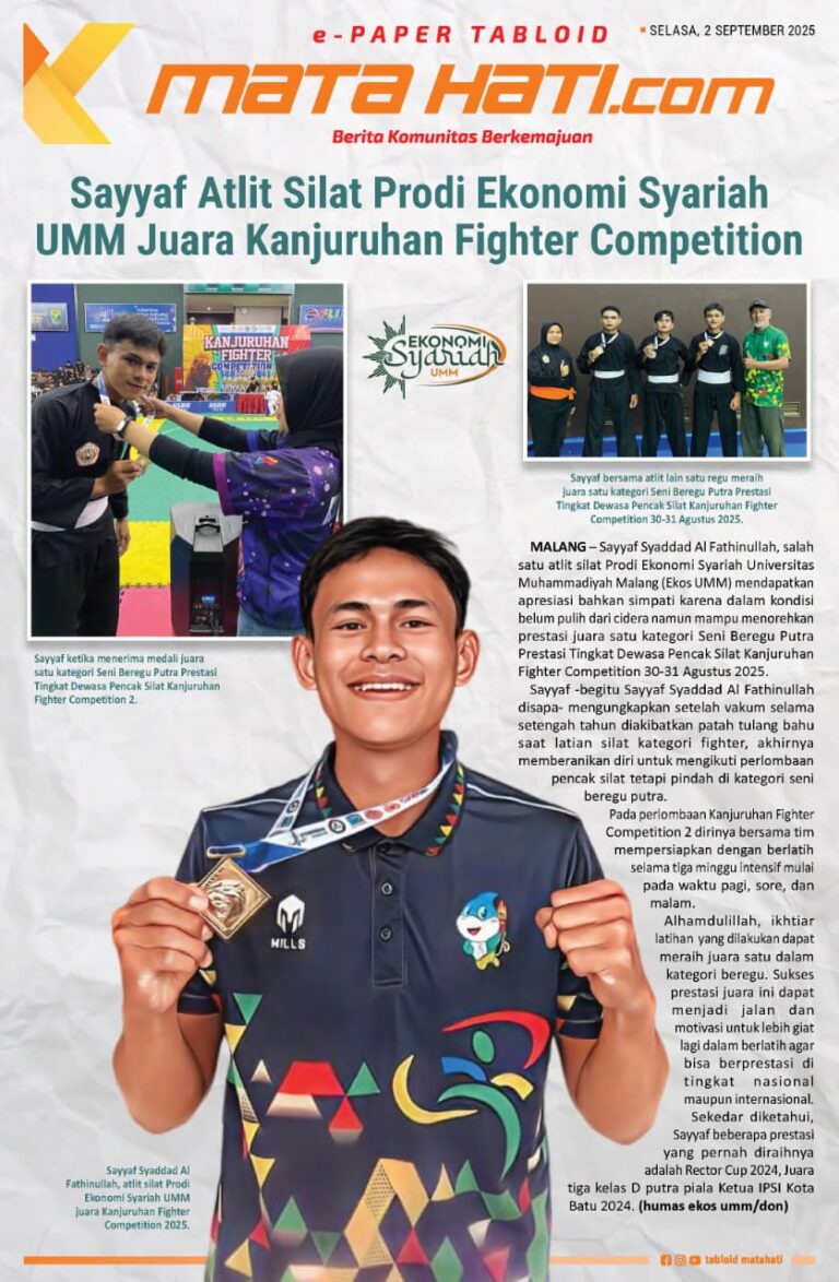 Sayyaf, Atlet Silat Prodi Ekonomi Syariah UMM Raih Juara di Kanjuruhan Fighter Competition 2025