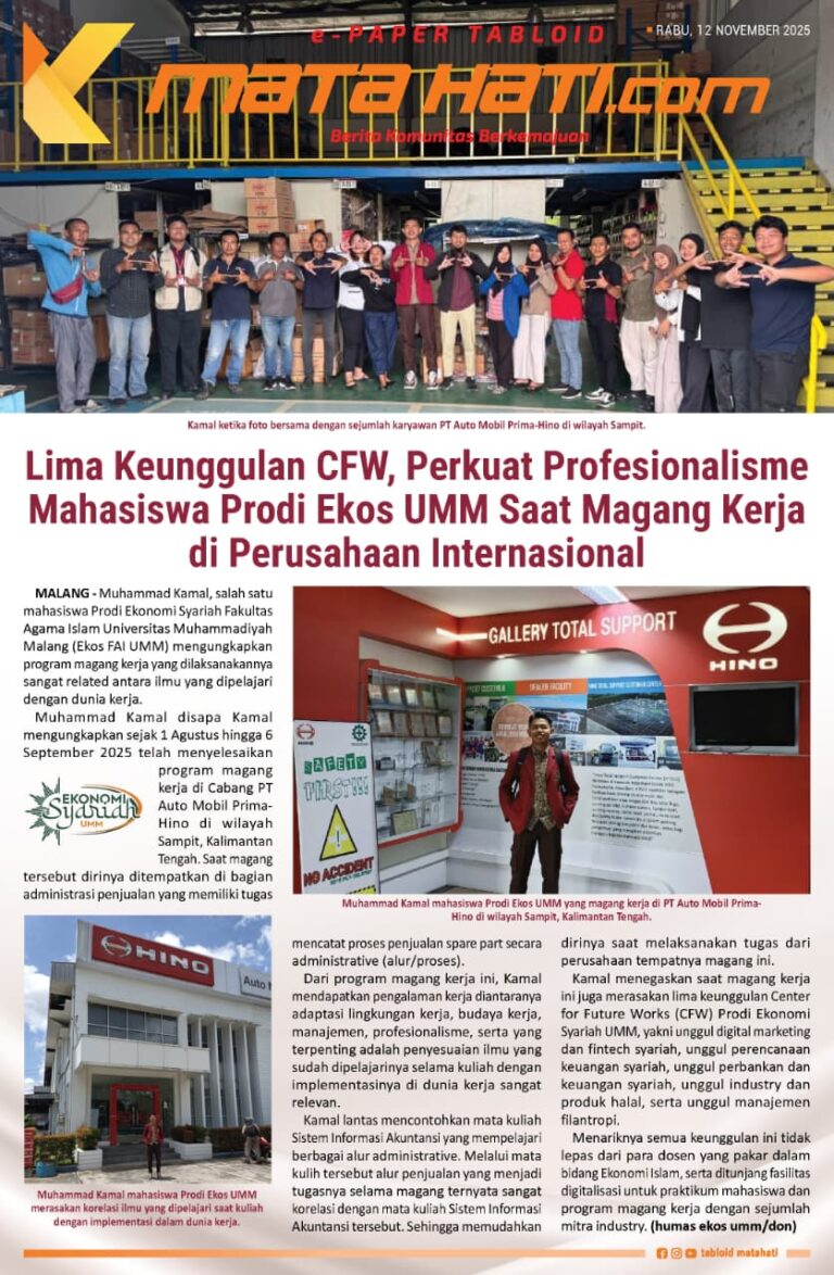 CFW Prodi Ekonomi Syariah UMM Perkuat Profesionalisme Mahasiswa Lewat Lima Keunggulan